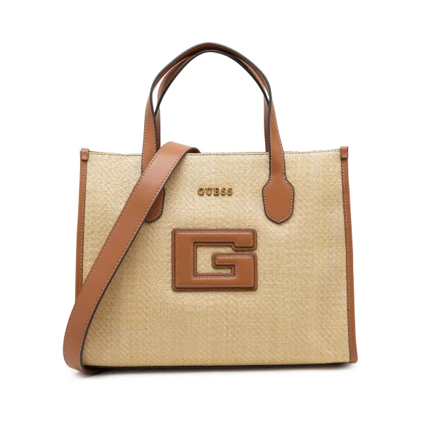 

Большая сумка Guess, бежевый