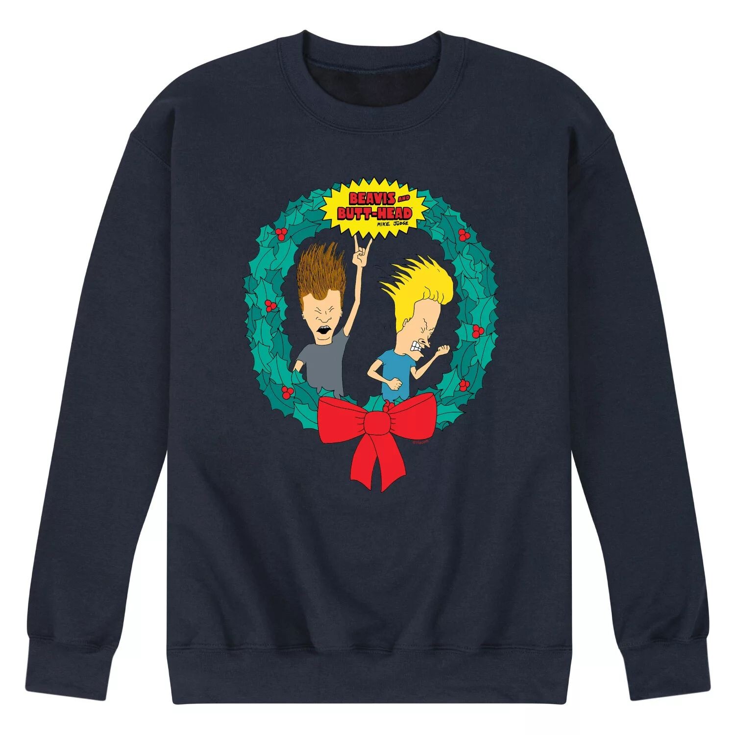 

Мужской свитшот Beavis And Butthead Rockin' Wreath Licensed Character