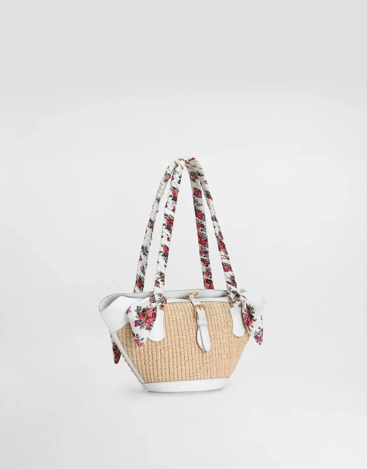 Сумка "Коффа Капри" из рафии DOLCE & GABBANA, мультицвет — фото 3