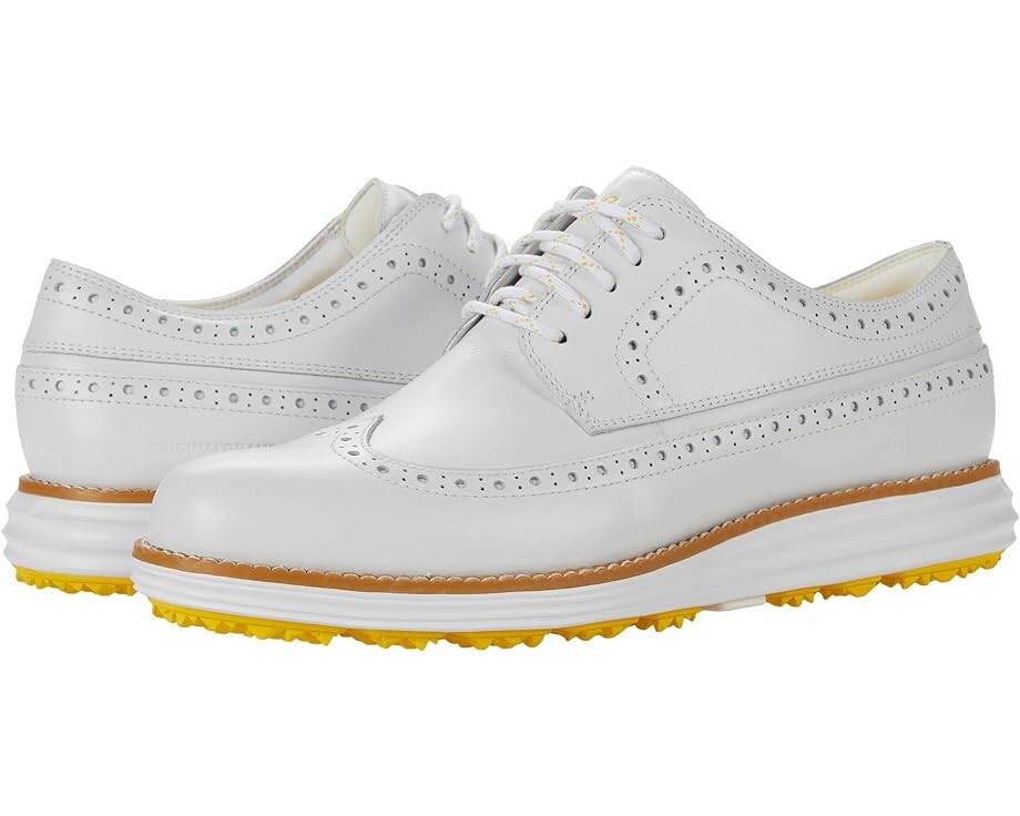 

Кроссовки Cole Haan Original Grand Wing Oxford Golf, цвет Waterproof White/White