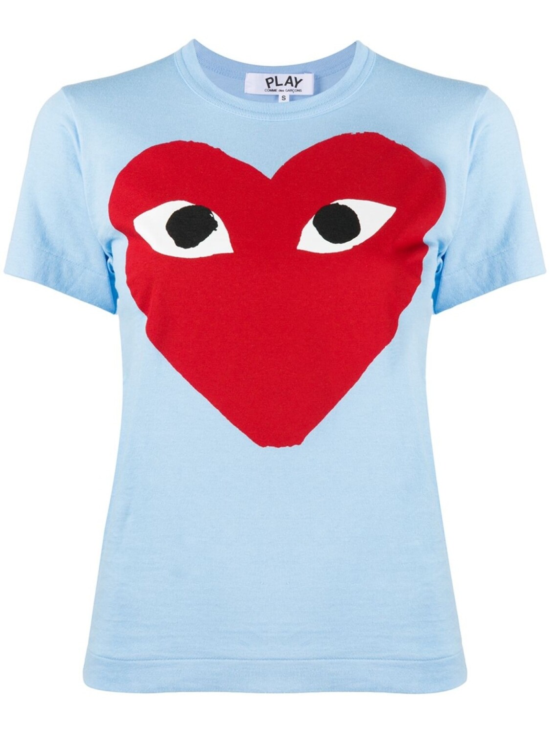 

Comme Des Garçons Play футболка с круглым вырезом и принтом, синий