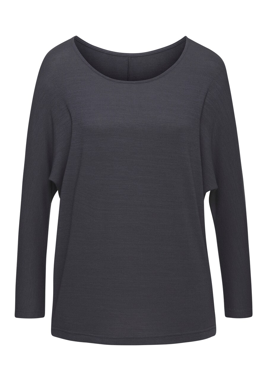 

Лонгслив LASCANA Shirt, темно-синий