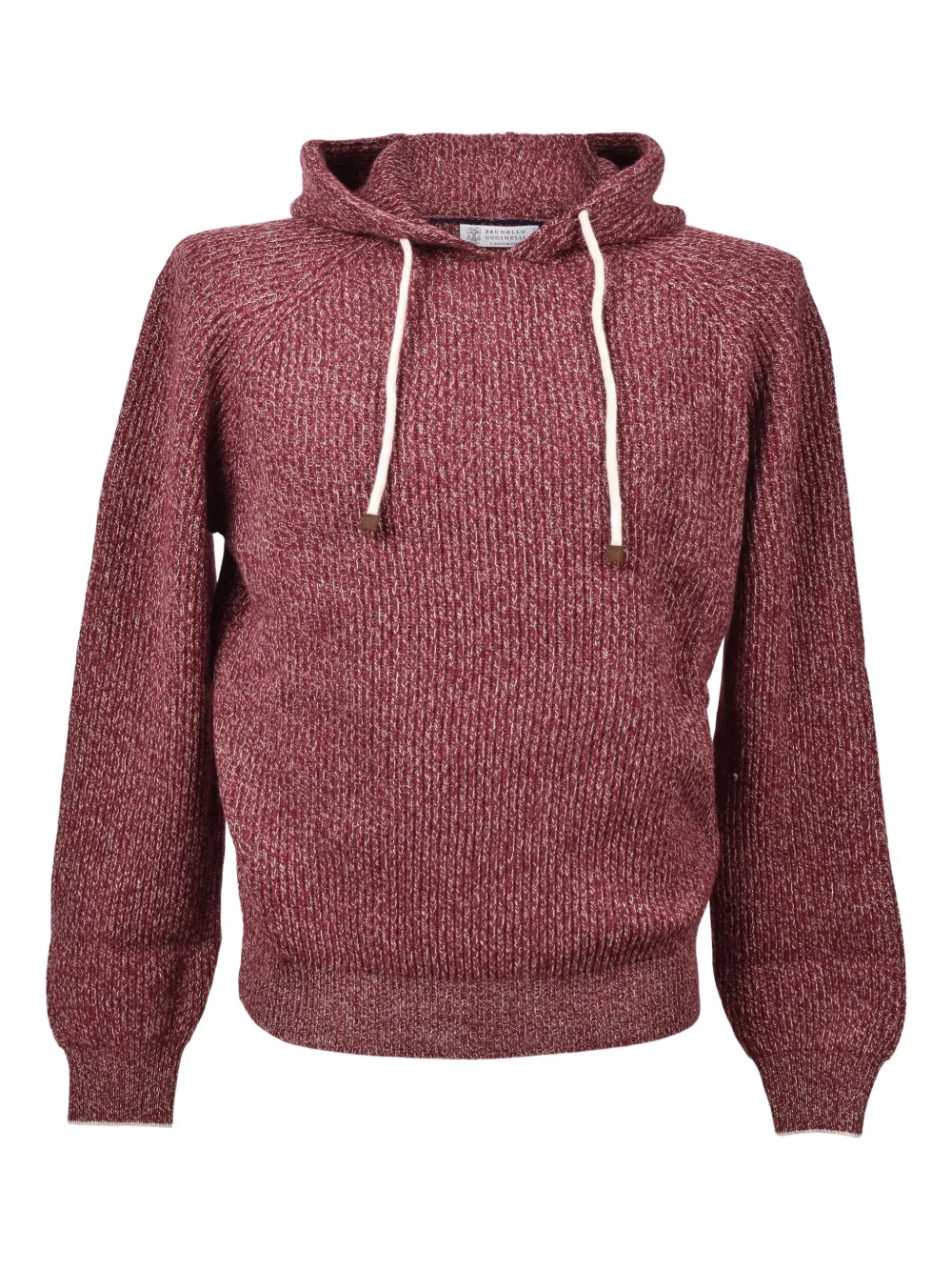

Худи в рубчик Brunello Cucinelli, красный