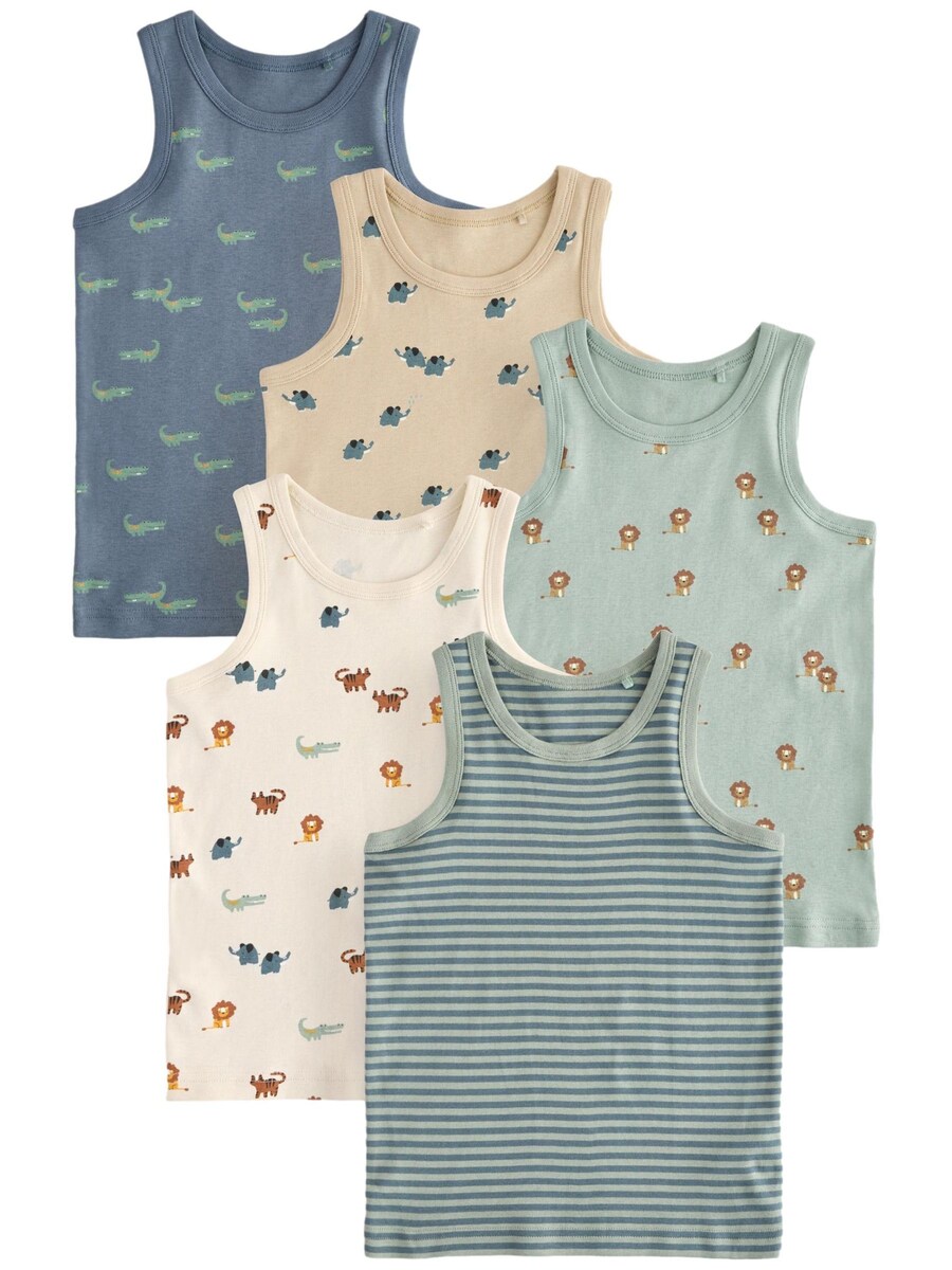 

Рубашка Next, цвет Beige/marine blue/Pastel green/White