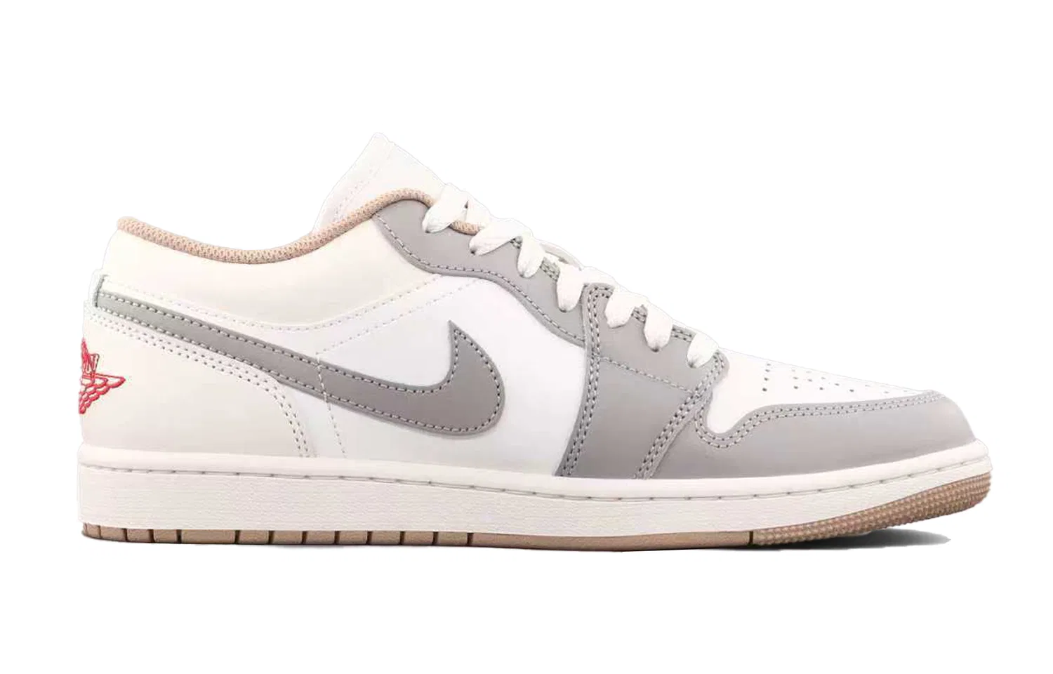Кроссовки баскетбольные низкие Jordan Air 1 Gray — фото 4
