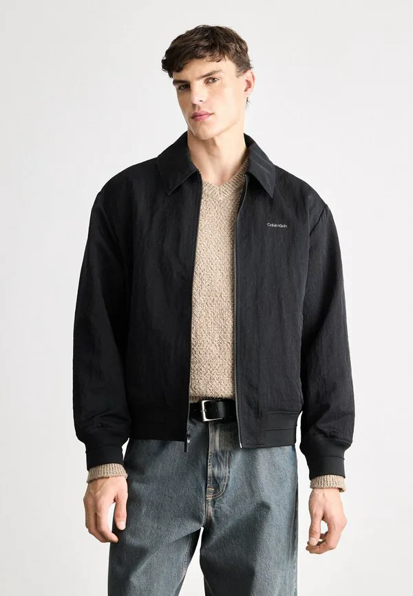 Двусторонняя легкая куртка с воротником Calvin Klein, Black