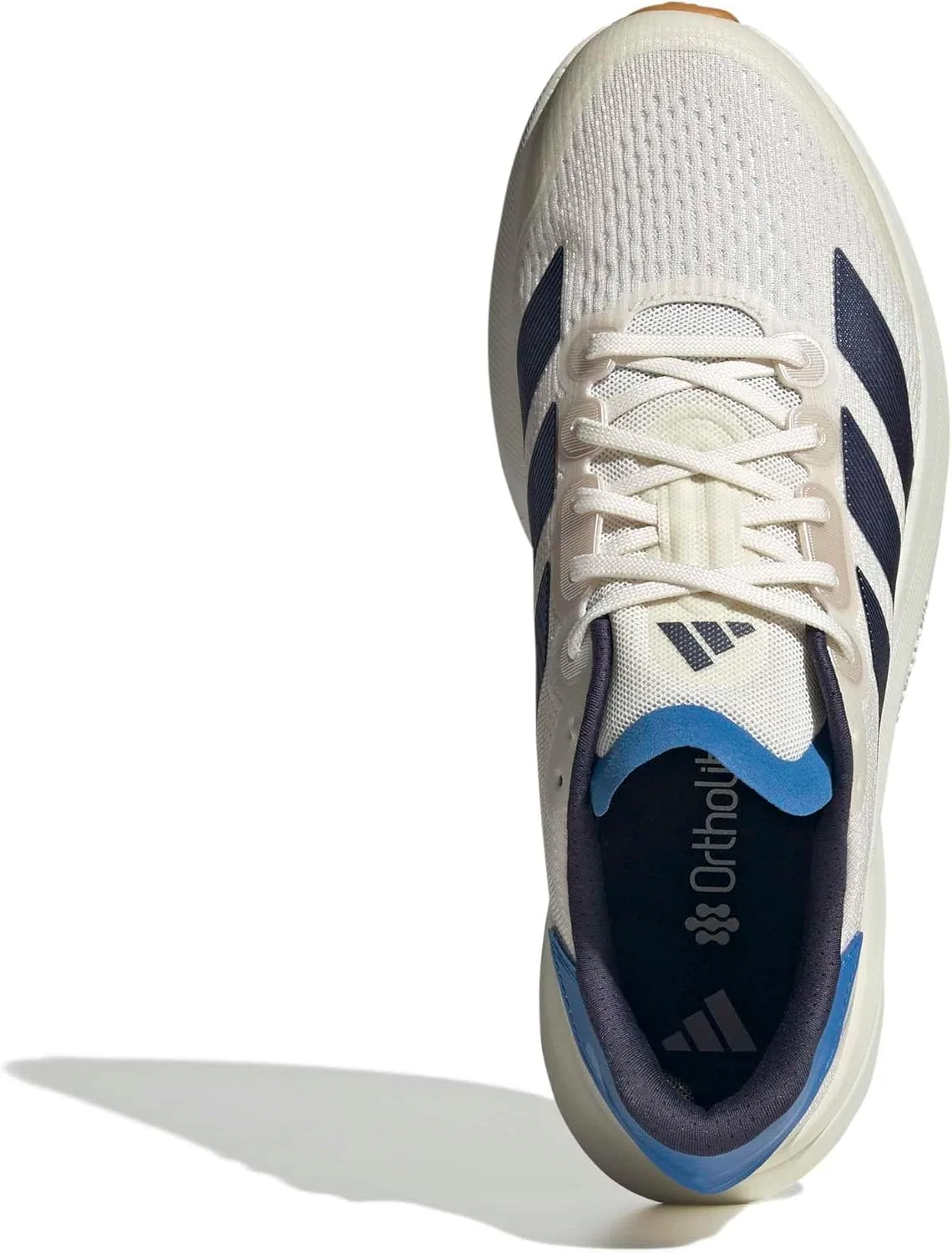 Мужские беговые кроссовки Adidas Duramo Speed ​​2, Chalk White Shadow Navy Ray Blue — фото 2