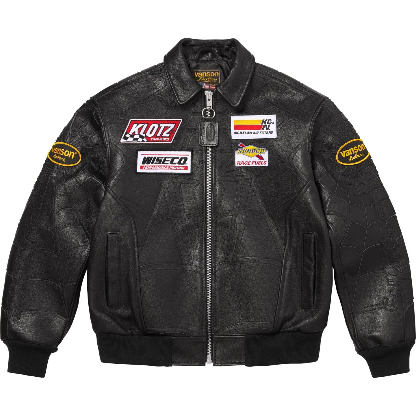 Куртка кожаная Supreme SS26 Leather Jackets черный
