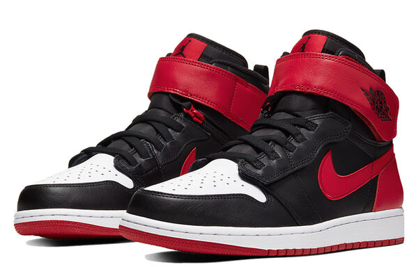 Кроссовки 1 высокие flyease Air Jordan, черный — фото 2