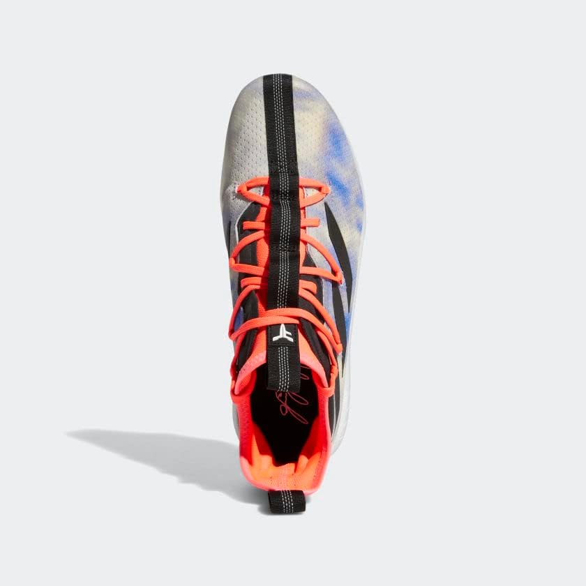 Мужские бутсы Adidas Adizero Afterburner Nwv, белый/черный — фото 3