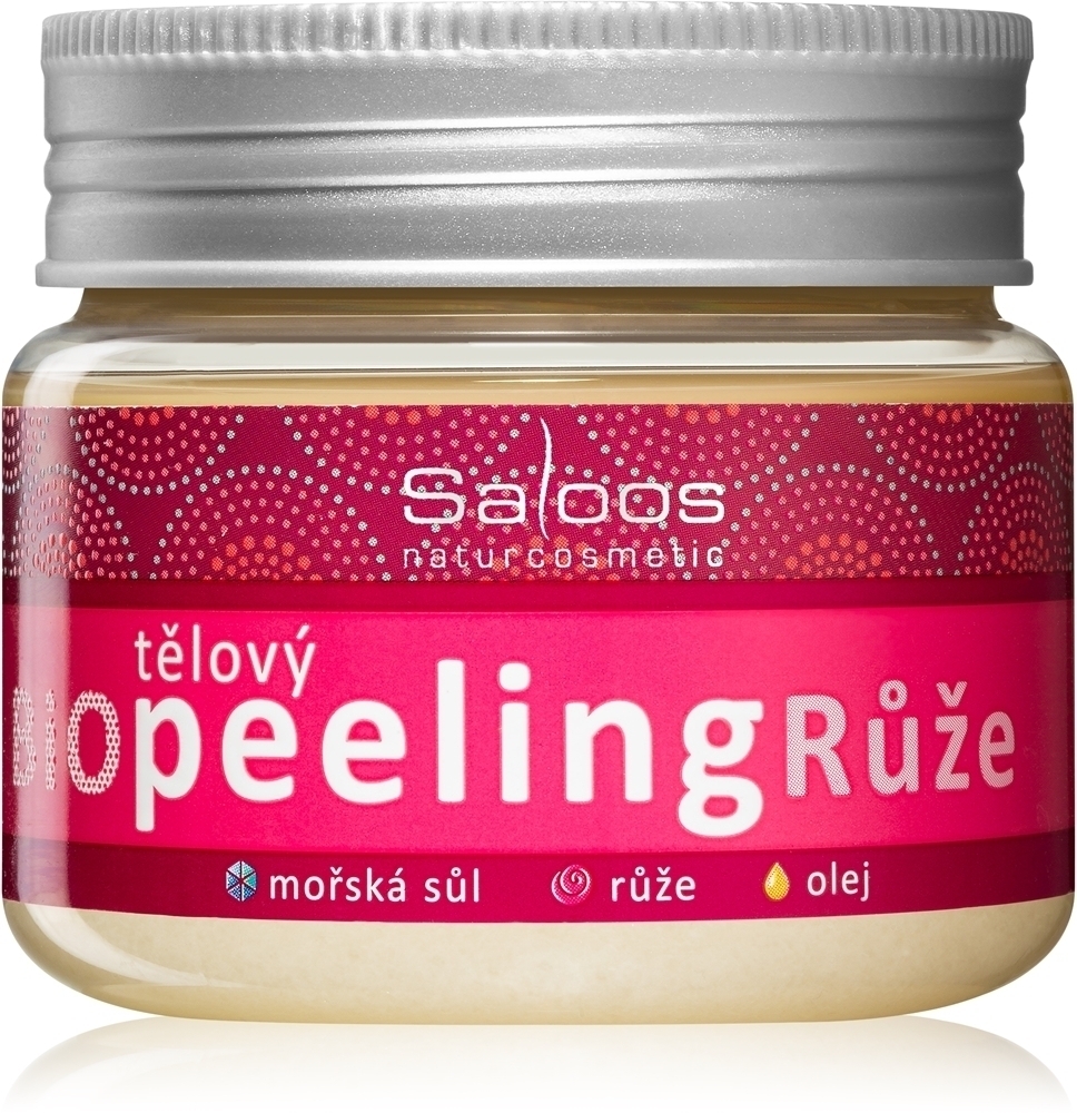 

Био-Пилинг-Скраб для тела с розой Saloos, 140 мл