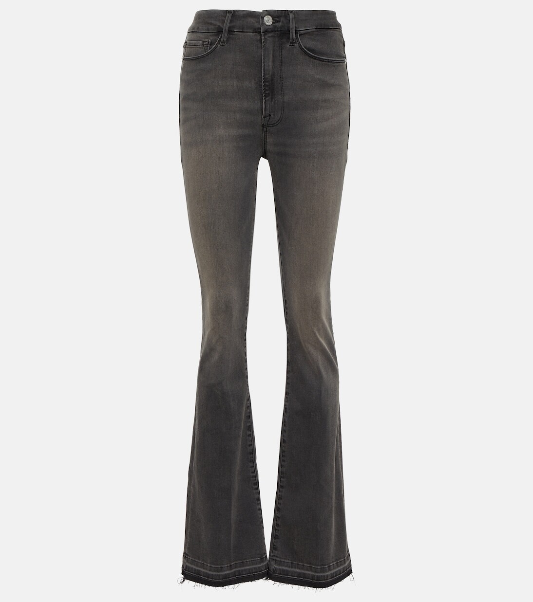 

Джинсы le super high mini bootcut Frame, черный