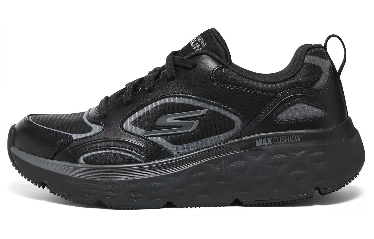 

Кроссовки женские с низким верхом, черные Skechers