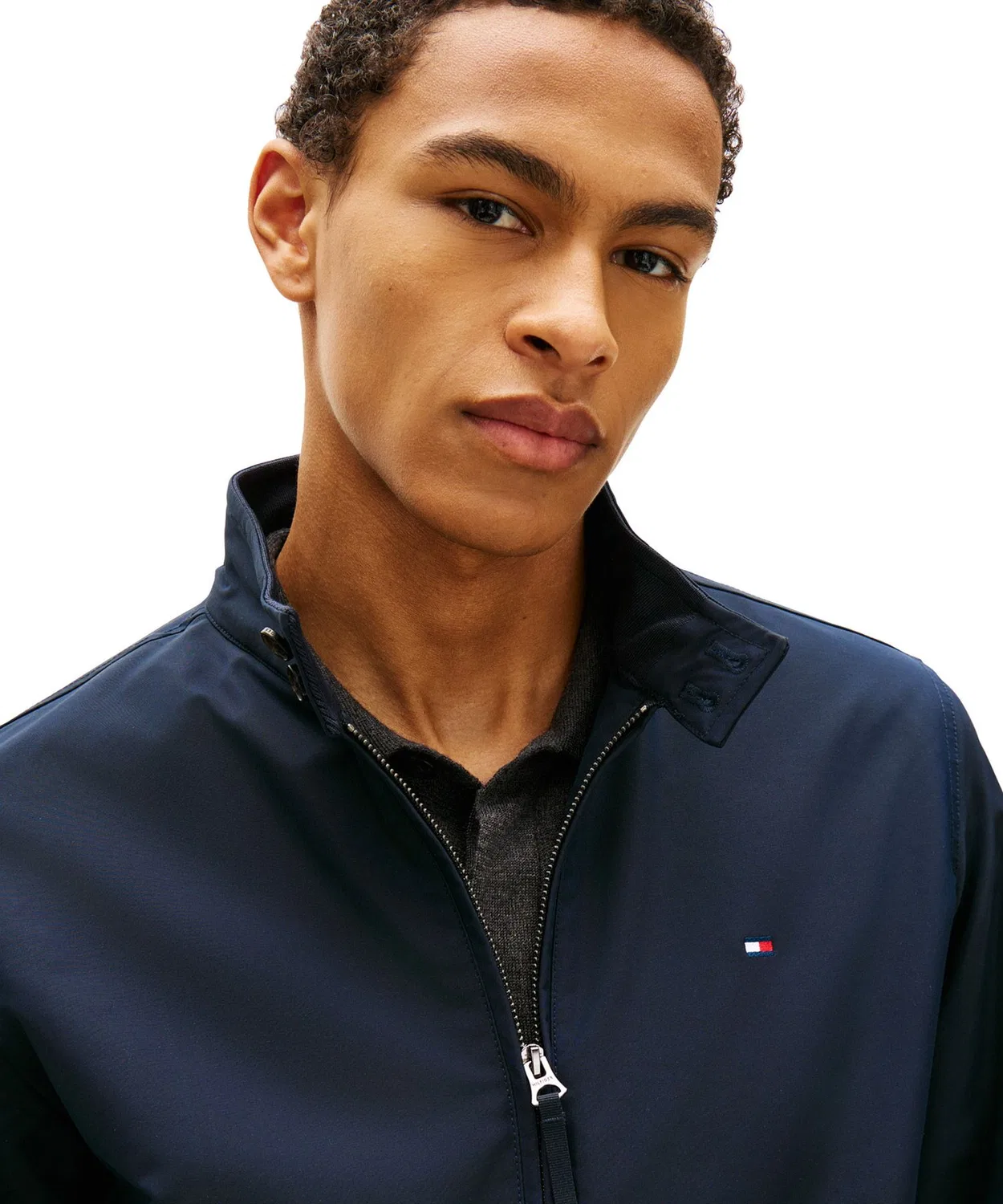 Куртка Harrington с флаг-логотипом Tommy Hilfiger, мультиколор — фото 2