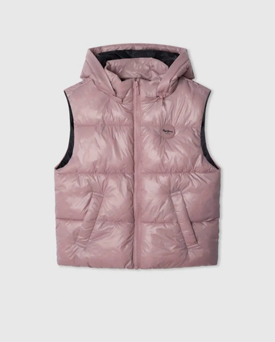 

Детский стеганый жилет Essie Vest Pepe Jeans, розовый