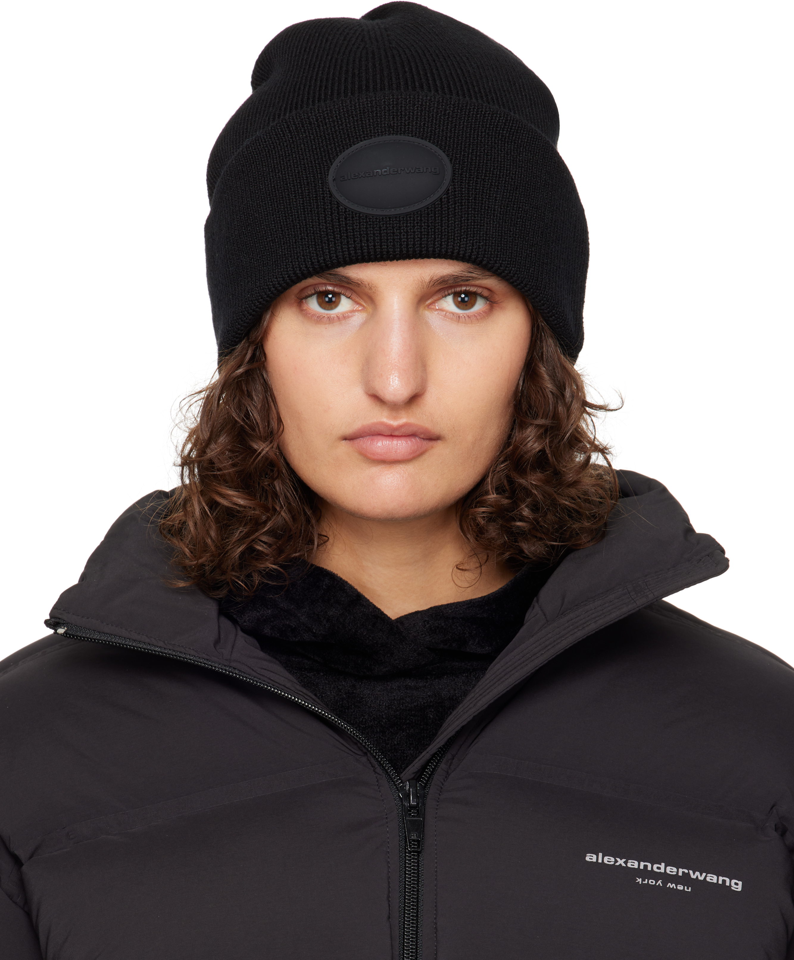 

Шапка с логотипом Dome Alexander Wang, черный