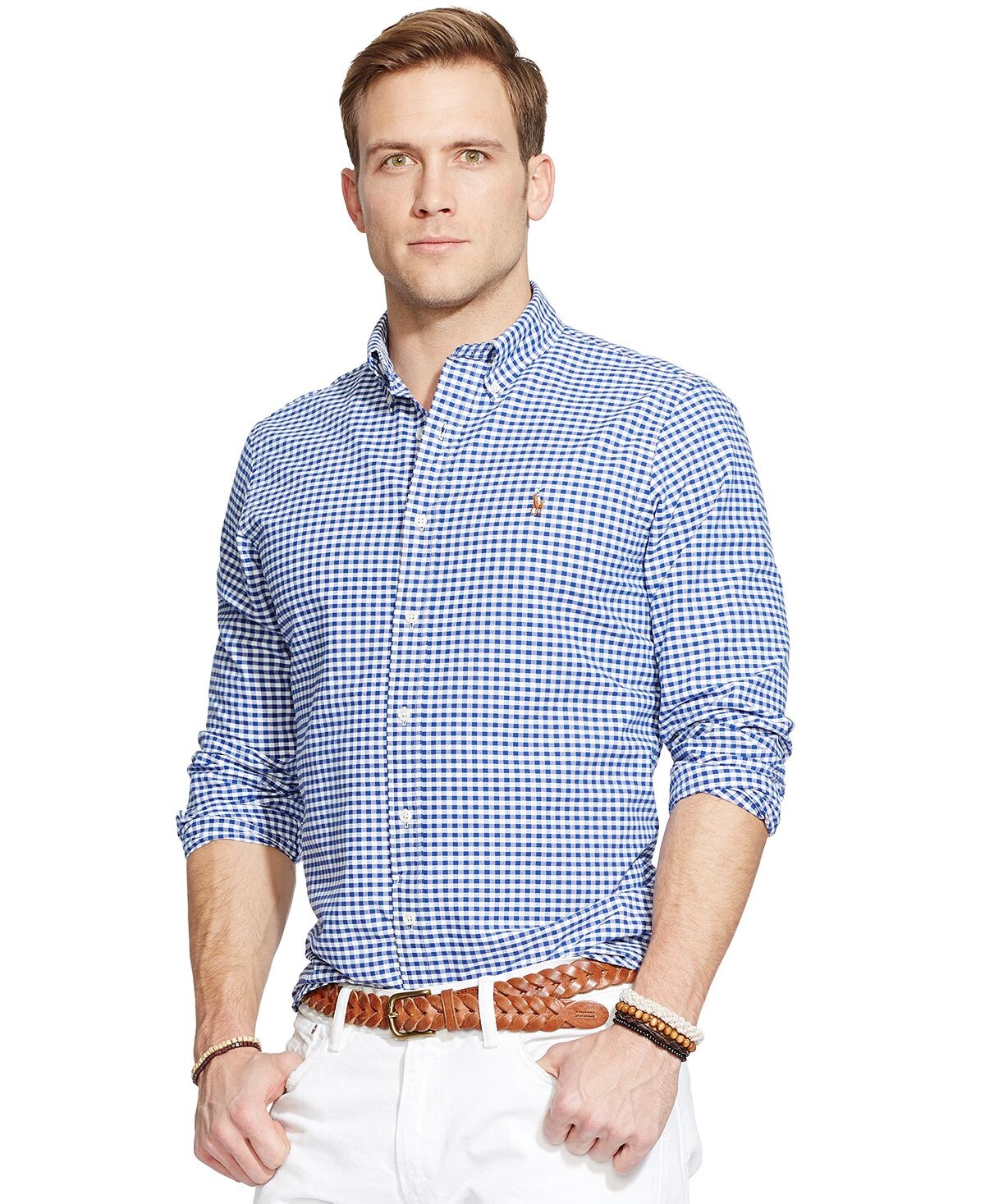 

Мужская оксфордская рубашка классического кроя с длинным рукавом Polo Ralph Lauren