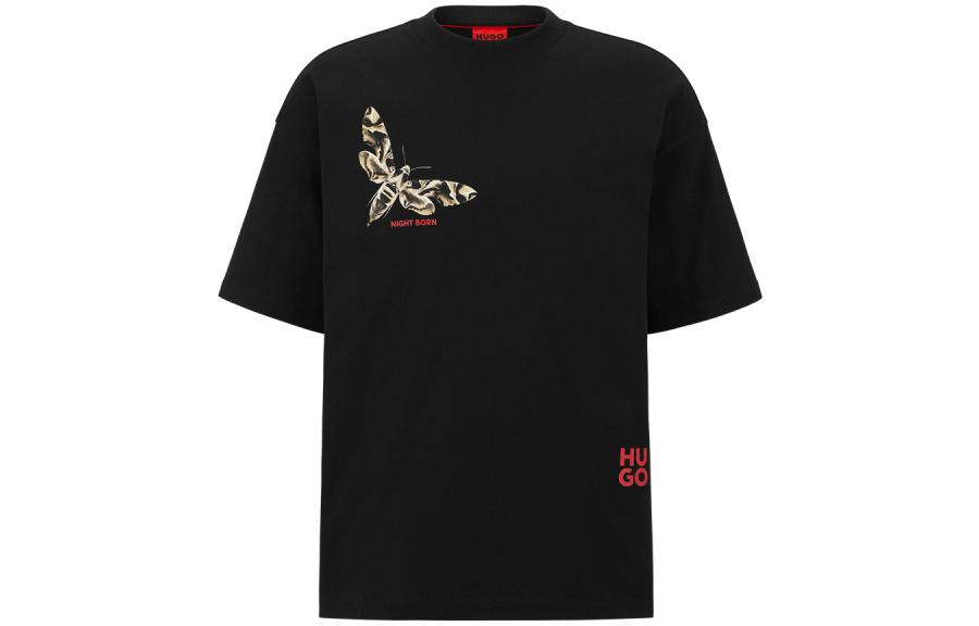 

Футболка мужская черная SS23 HUGO BOSS
