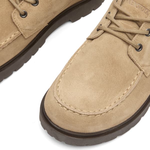 Низкие мокасины Хайвуд Birkenstock, серый taupe suede — фото 3