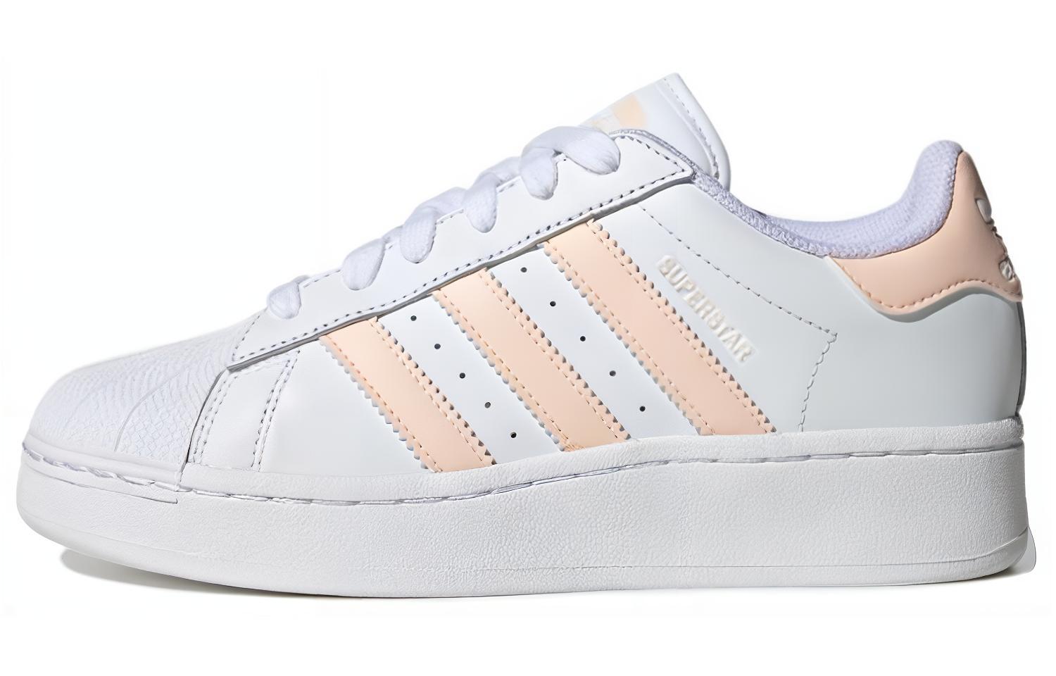 

Кроссовки Superstar Xlg 'Cloud White Bliss Orange' Женские Adidas Originals Белый Розовый