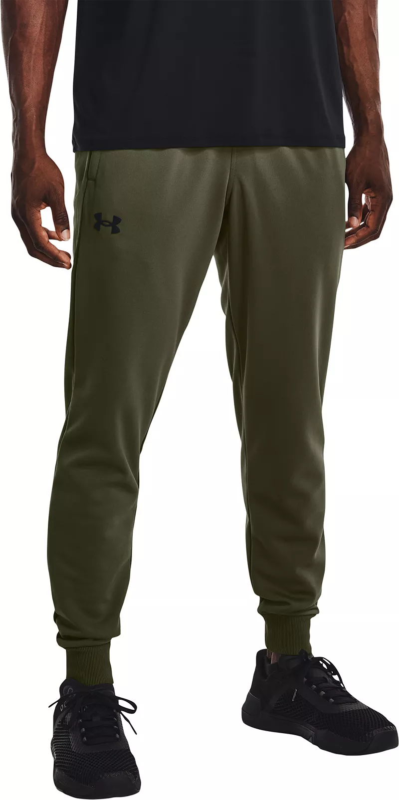 

Мужские флисовые джоггеры Under Armour Armor, цвет Marine Od Green