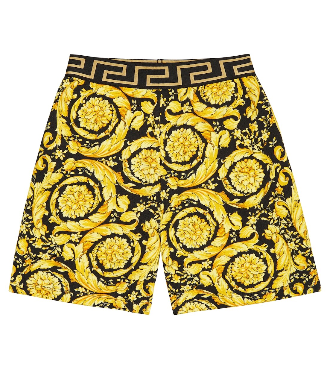 

Шорты с принтом Barocco Versace, желтый