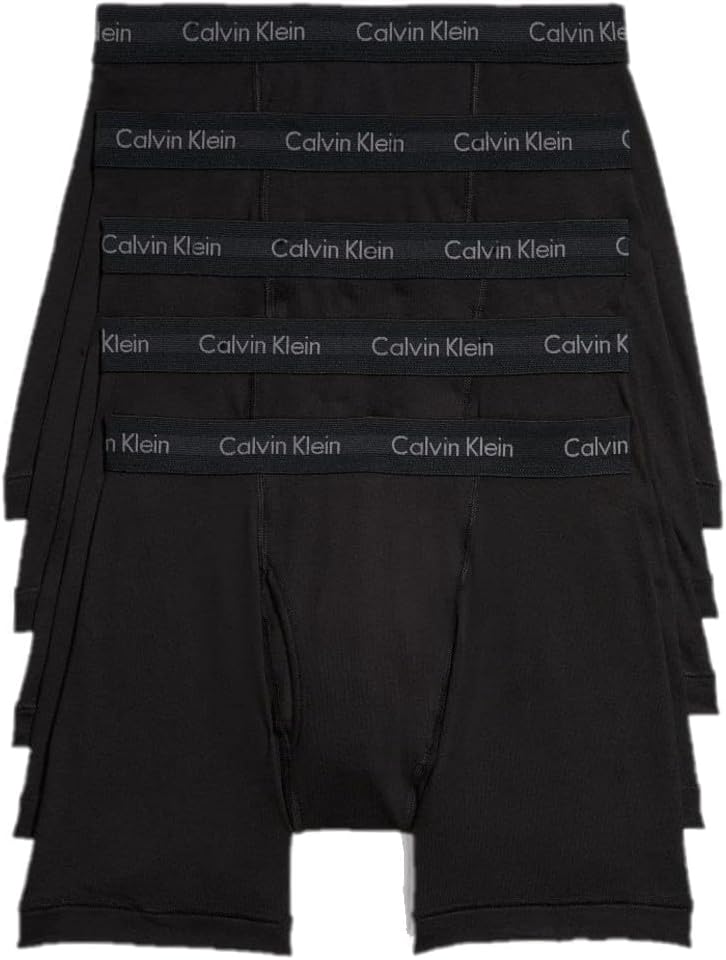

Комплект из 5 мужских трусов-боксеров Calvin Klein Cotton Classics, 5 Black