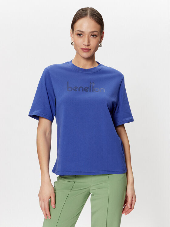 

Футболка стандартного кроя United Colors Of Benetton, синий