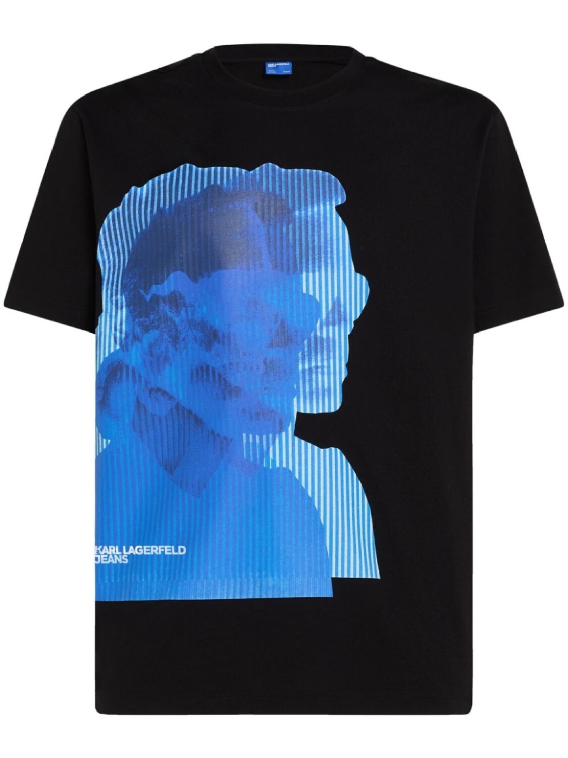 

Karl Lagerfeld Jeans футболка с принтом Карла, черный
