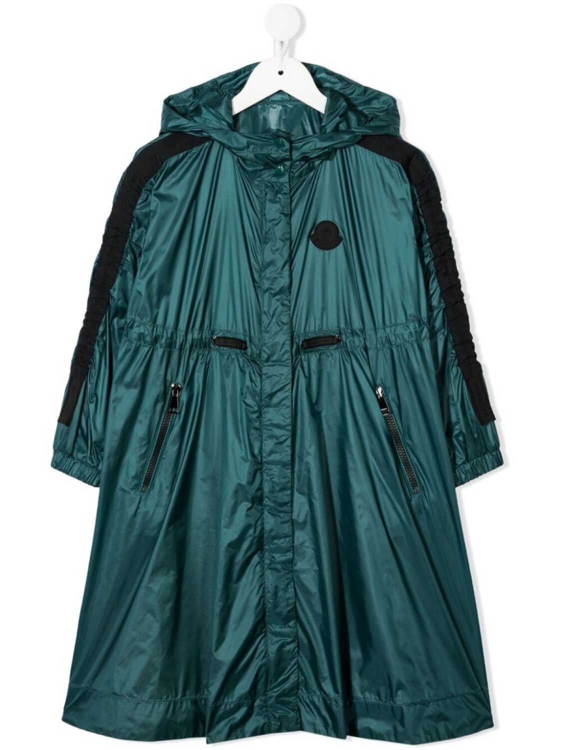

Дождевик с нашивкой-логотипом Moncler Enfant, зеленый