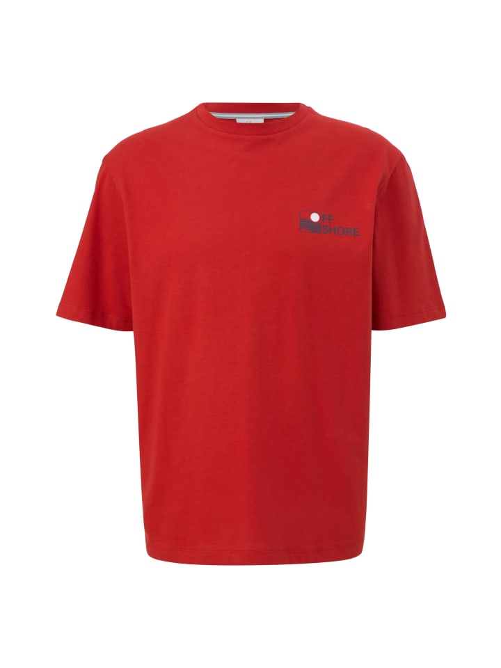 

s.Oliver Футболка цвета 30D1_клюквенный, Хаки, s.Oliver Футболка цвета 30D1_клюквенный