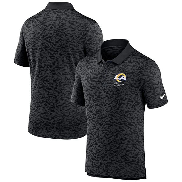 

Мужская черная футболка-поло Los Angeles Rams Nike