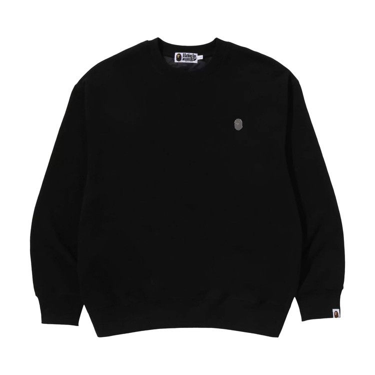 

Толстовка BAPE One Point Relax Fit Crewneck Sweatshirt, Black