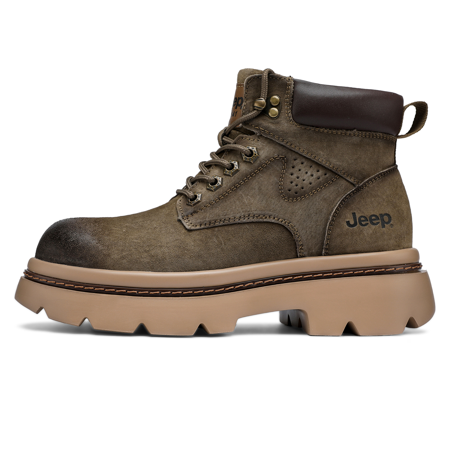 

Jeep Короткие ботинки мартин из коллекции Leisure Collection мужские хаки, цвет Khaki