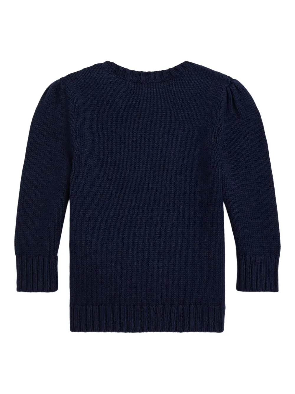 Свитер с принтом Polo Bear POLO RALPH LAUREN KIDS, синий — фото 2