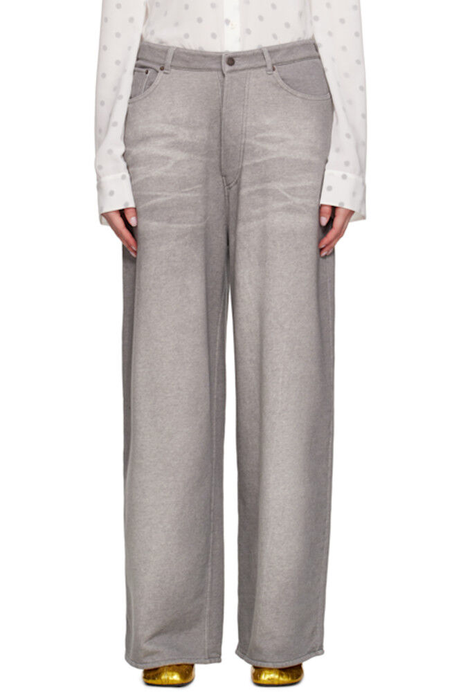 

Серые свободные брюки для отдыха Acne Studios