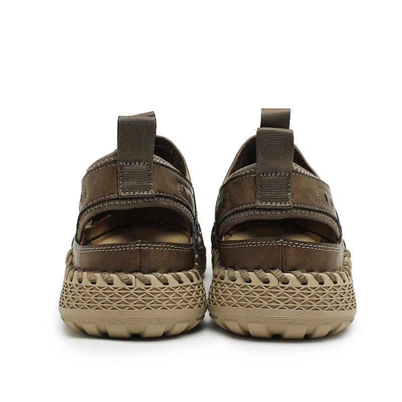 G.N.SHIJIA Мужские пляжные сандалии цвета хаки, цвет Khaki — фото 4