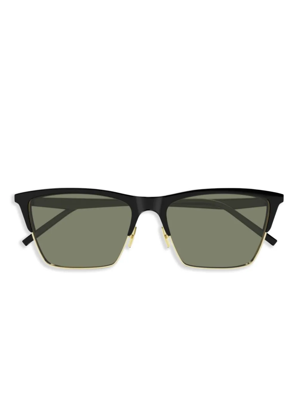 

Солнцезащитные очки в квадратной оправе Saint Laurent Eyewear, черный