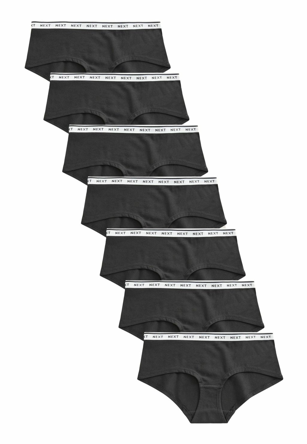 

Трусы-брифы LOGO KNICKERS SEVEN PACK Next, черный