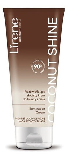 

Осветляющий золотой крем для лица и тела 150 мл Lirene Coconut Shine