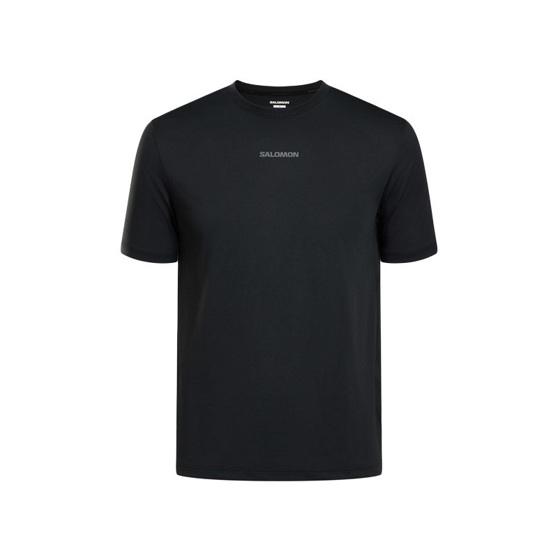 

SALOMON Футболка мужская черная, Черный, SALOMON Футболка мужская черная