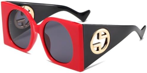 

Модные большие квадратные солнцезащитные очки для женщин, винтажные, увеличенные, в форме «кошачьего глаза», летние, для отдыха на природе, сексуальные, элегантные MTZJH, C5