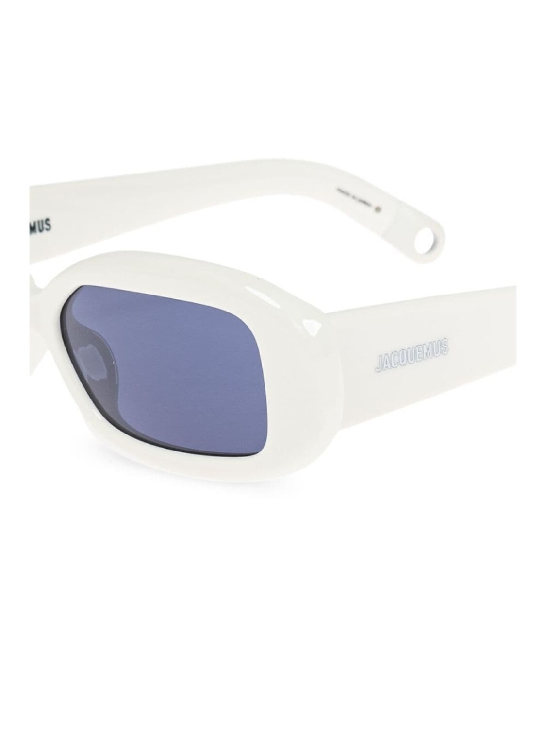 Jacquemus солнцезащитные очки Les Lunettes Rond Carré, белый — фото 3
