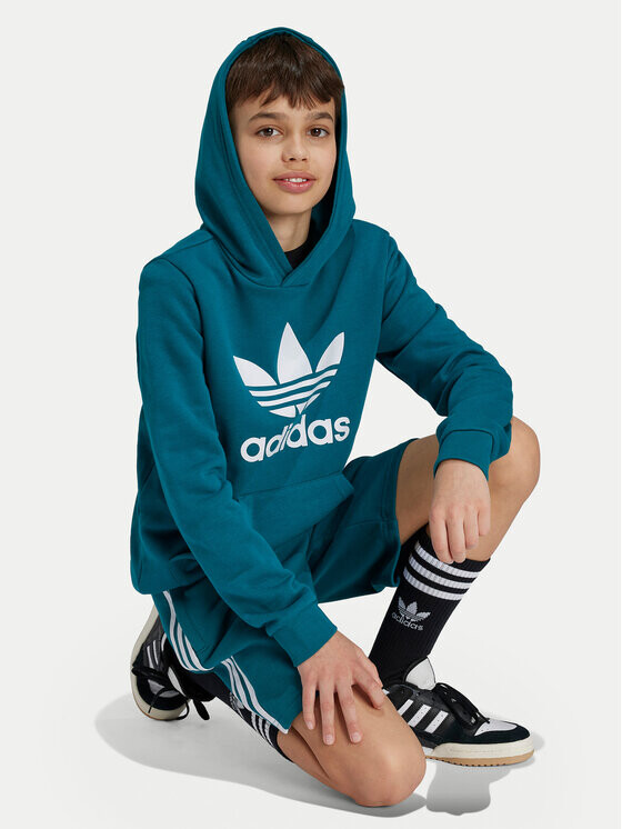 

Толстовка regular fit Adidas, бирюзовый