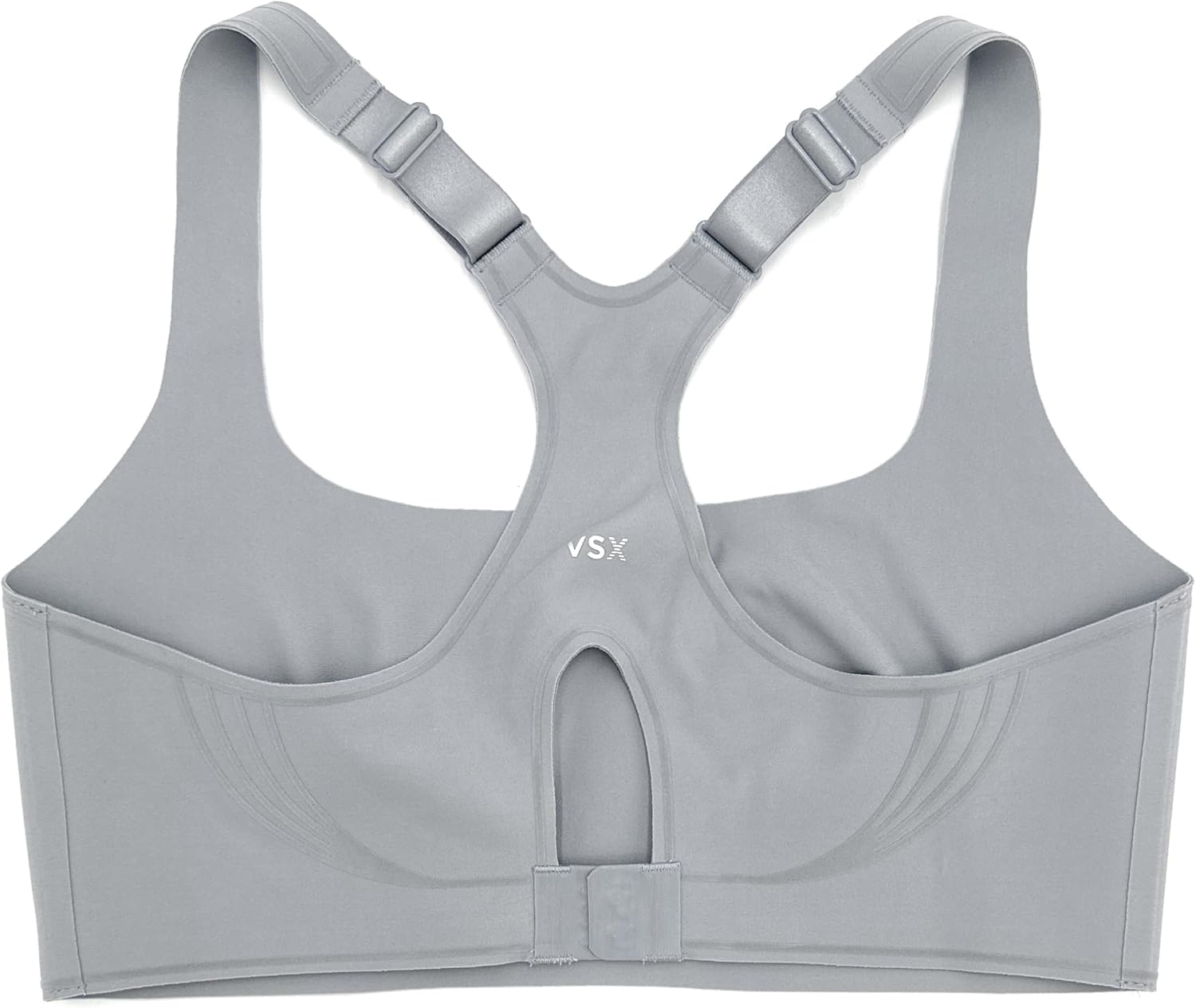 Бесшовный спортивный бюстгальтер с узкой лямкой Victoria's Secret VSX Sky с максимальной поддержкой, Grey — фото 2