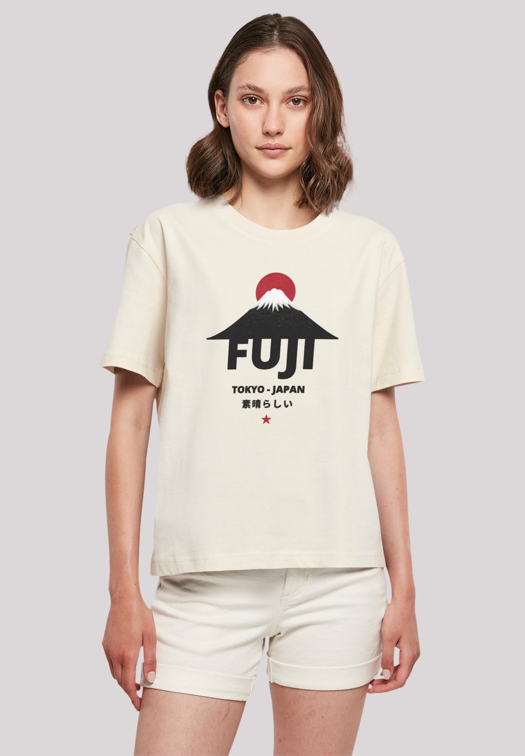 

Футболка с принтом FUJI F4NT4STIC, песочный