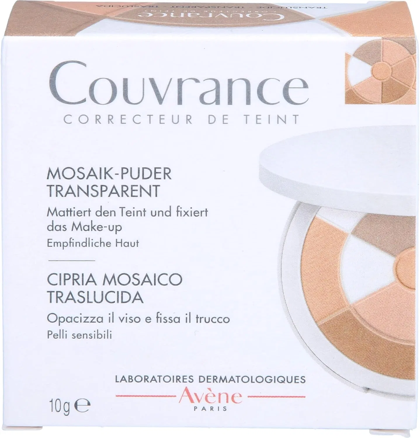 Мозаичная пудра «Couvrance Mosaic Powder Translucide» от Avène Avene