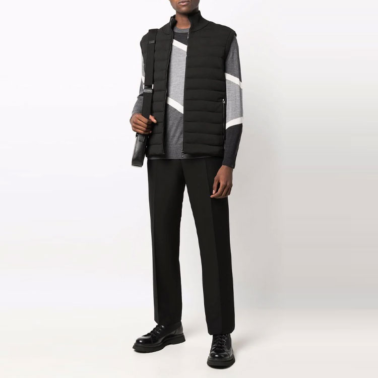 Мужской разноцветный свитер EMPORIO ARMANI, мультиколор — фото 4