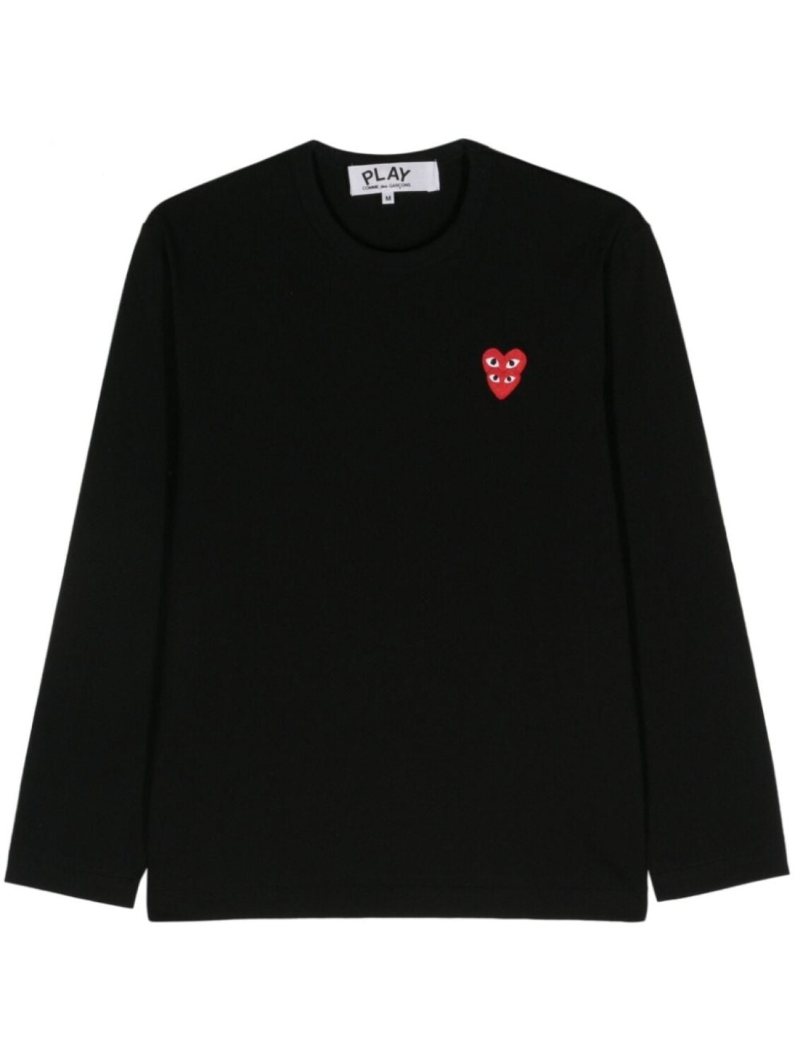 

Comme Des Garçons Play футболка с нашивкой, черный