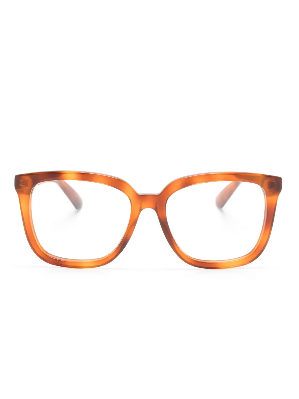 

Очки в квадратной оправе черепаховой расцветки Gucci Eyewear, коричневый